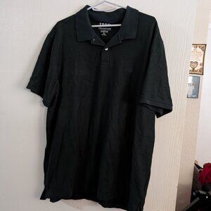 Izod deep green polo